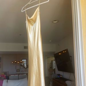 Rat and Boa gold Sofia dress XXS